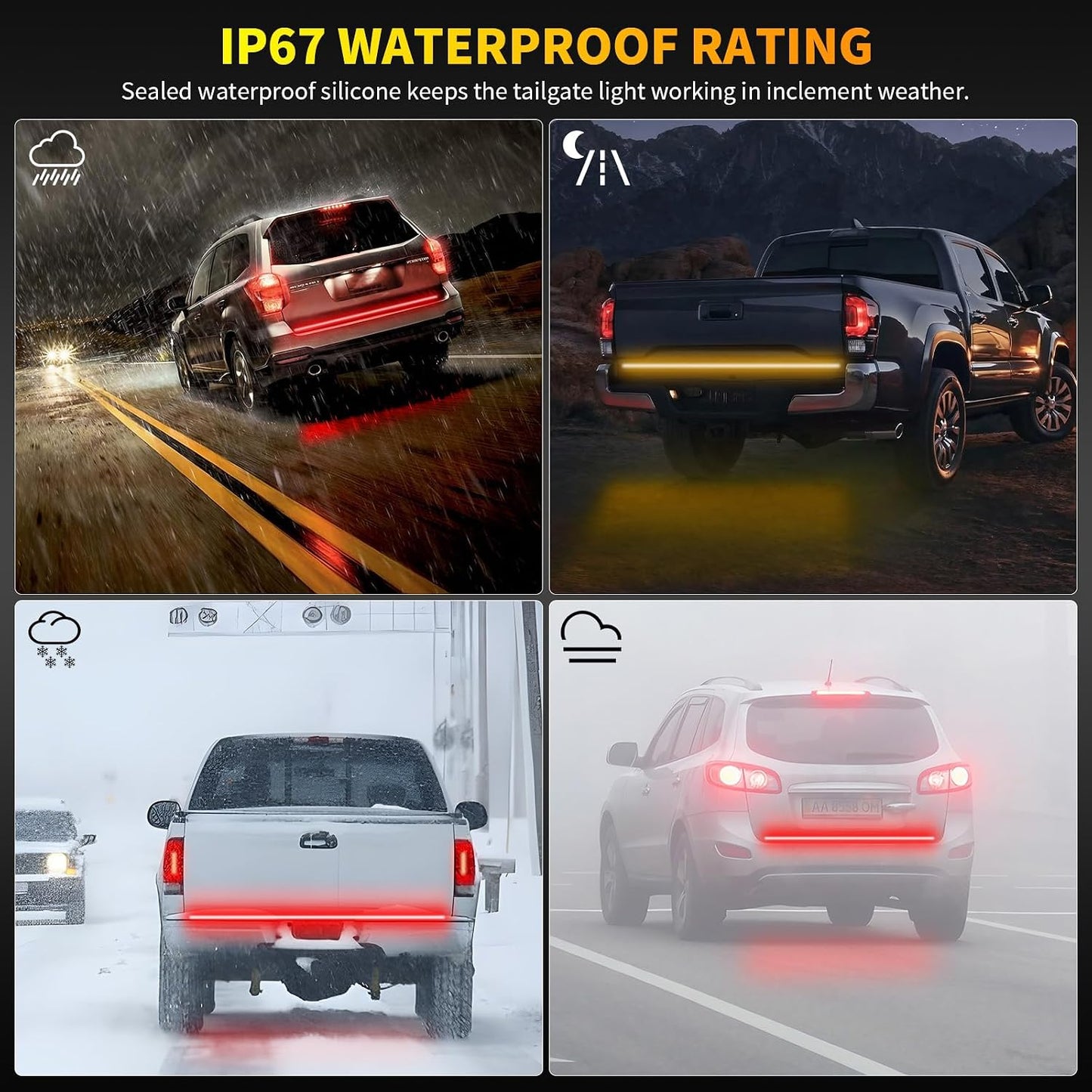 48" Universal Tailgate LED Light Strip (New/Open Box)