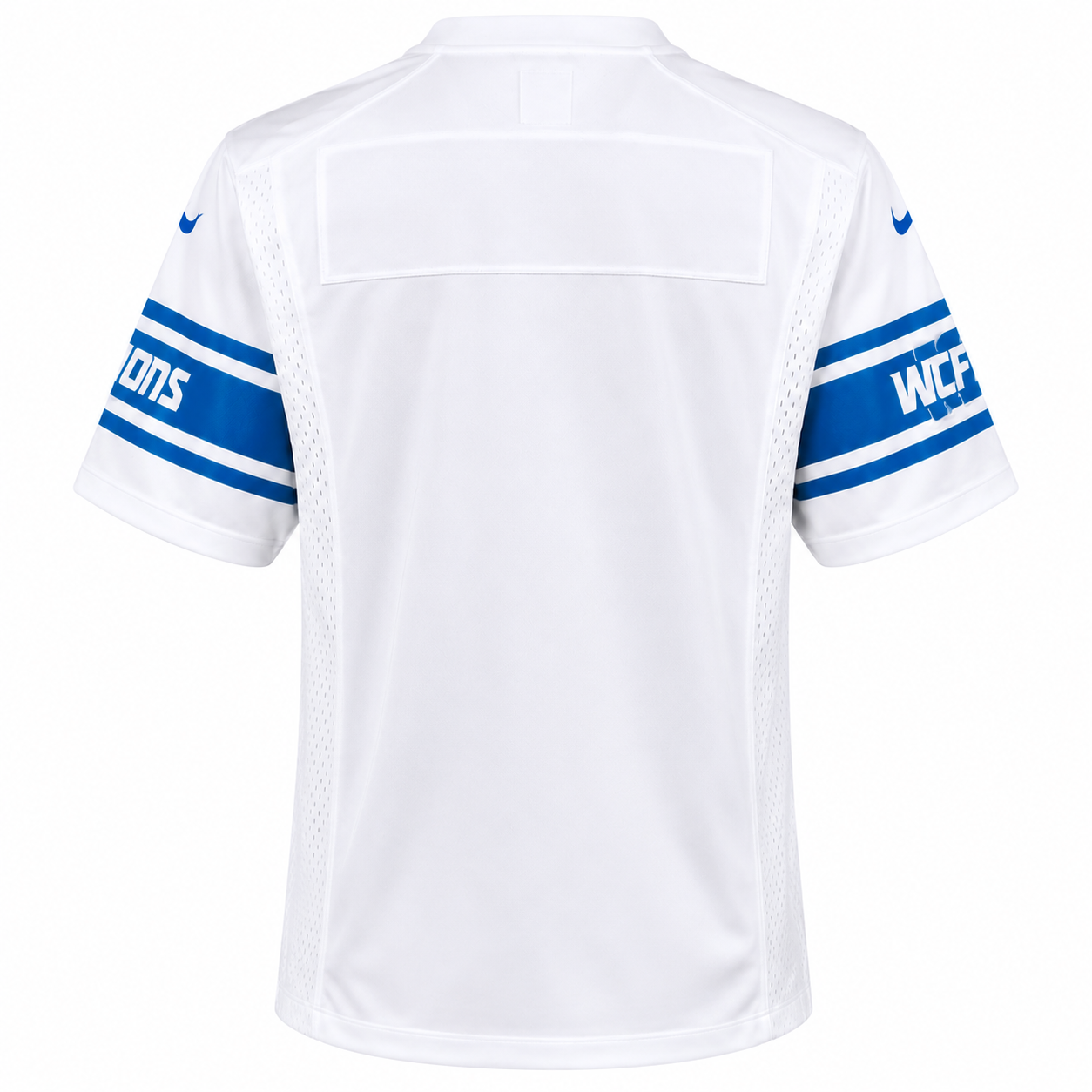 Detroit Lions Nike Customizable Game Jersey – White Size 3XL
