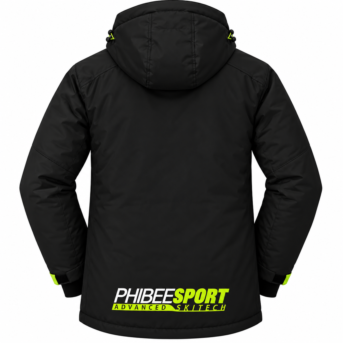 PHIBEE Big Boys' Waterproof Breathable Snowboard Ski Jacket, Black, Size 16