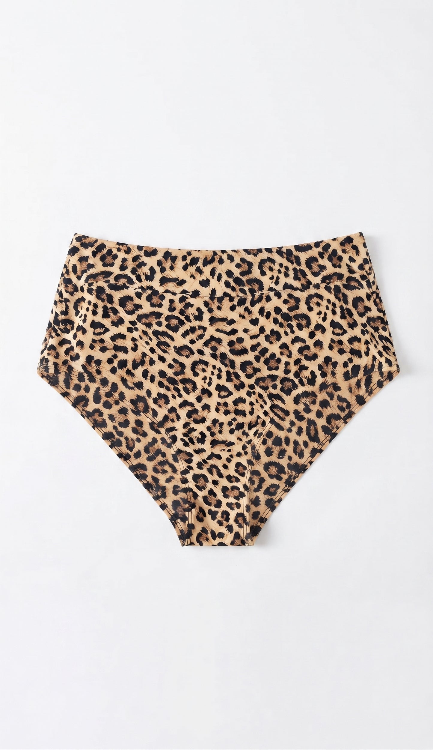 OVRUNS Period Swimwear Leakproof Bikini Brief Bottoms – XS, Leopard