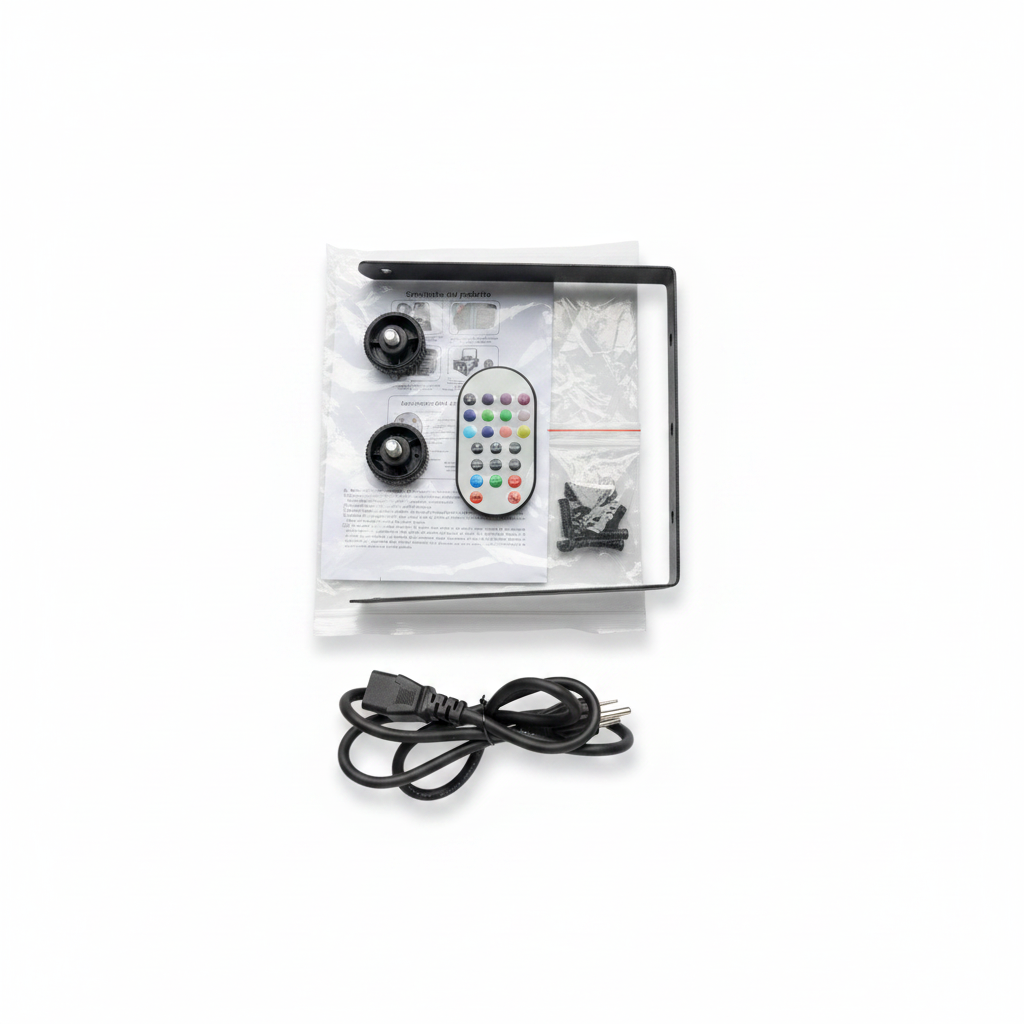 LED Fog Machine with Remote Control & Accessories Black (New / Open Package)