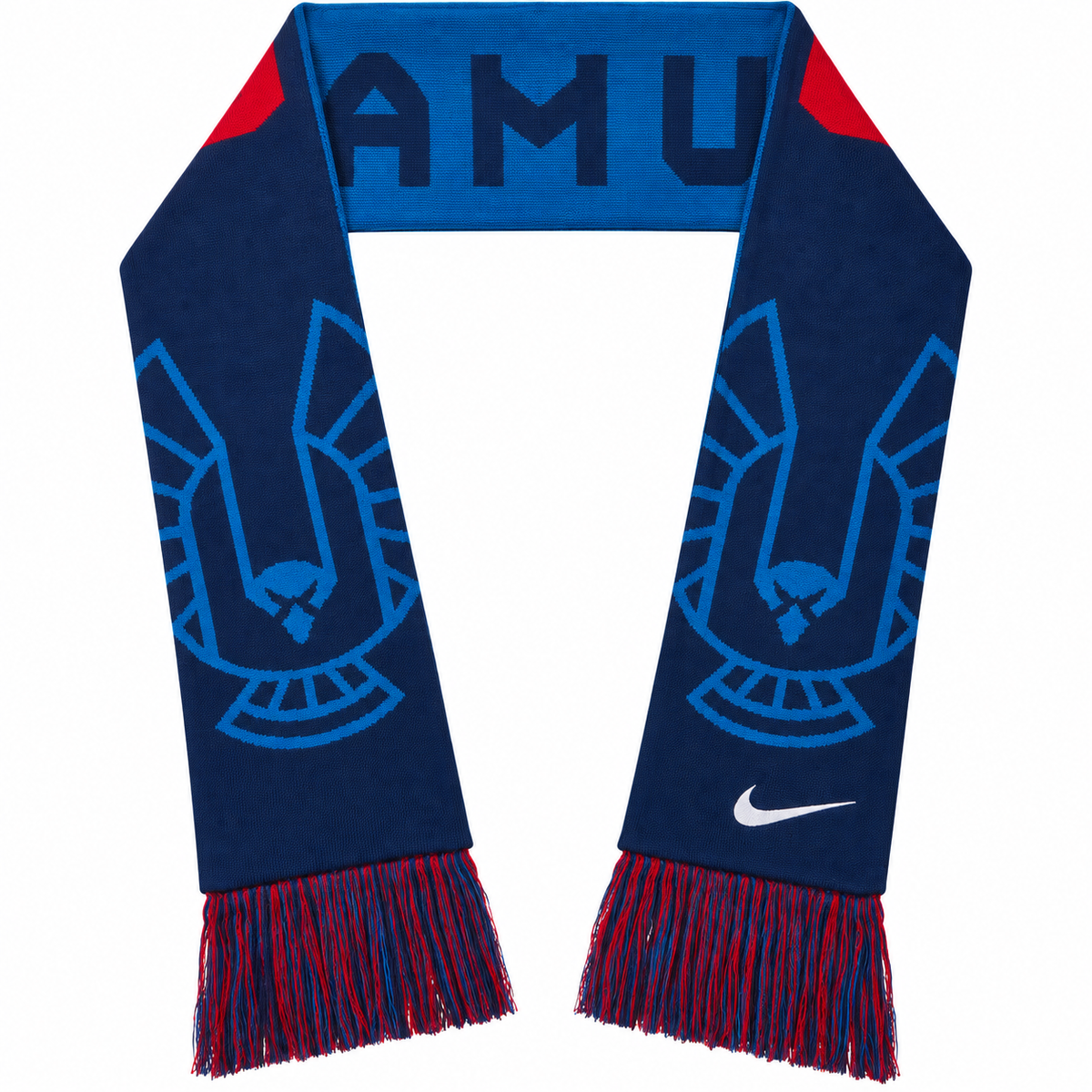 Nike USA Soccer Scarf - Red & Blue Stars, Unisex, NWT