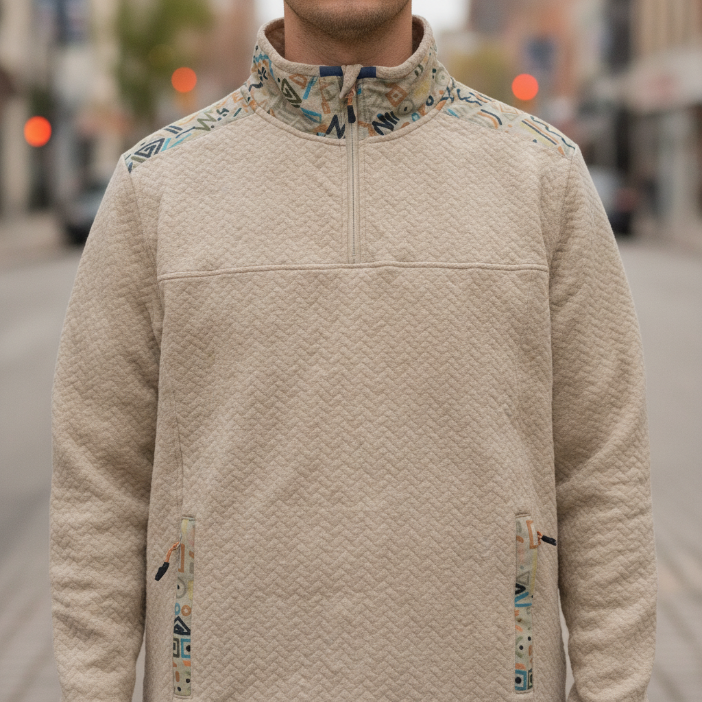 NWT Chubbies Men's Sandstorm Sweatshirt - Light Khaki - Solid