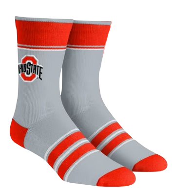Ohio State Buckeyes Rock Em Socks Youth Crew Socks Set - Large