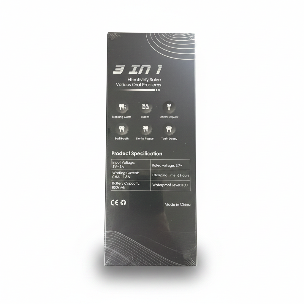 Factory Sealed 3 in 1 Battery Toothbrush