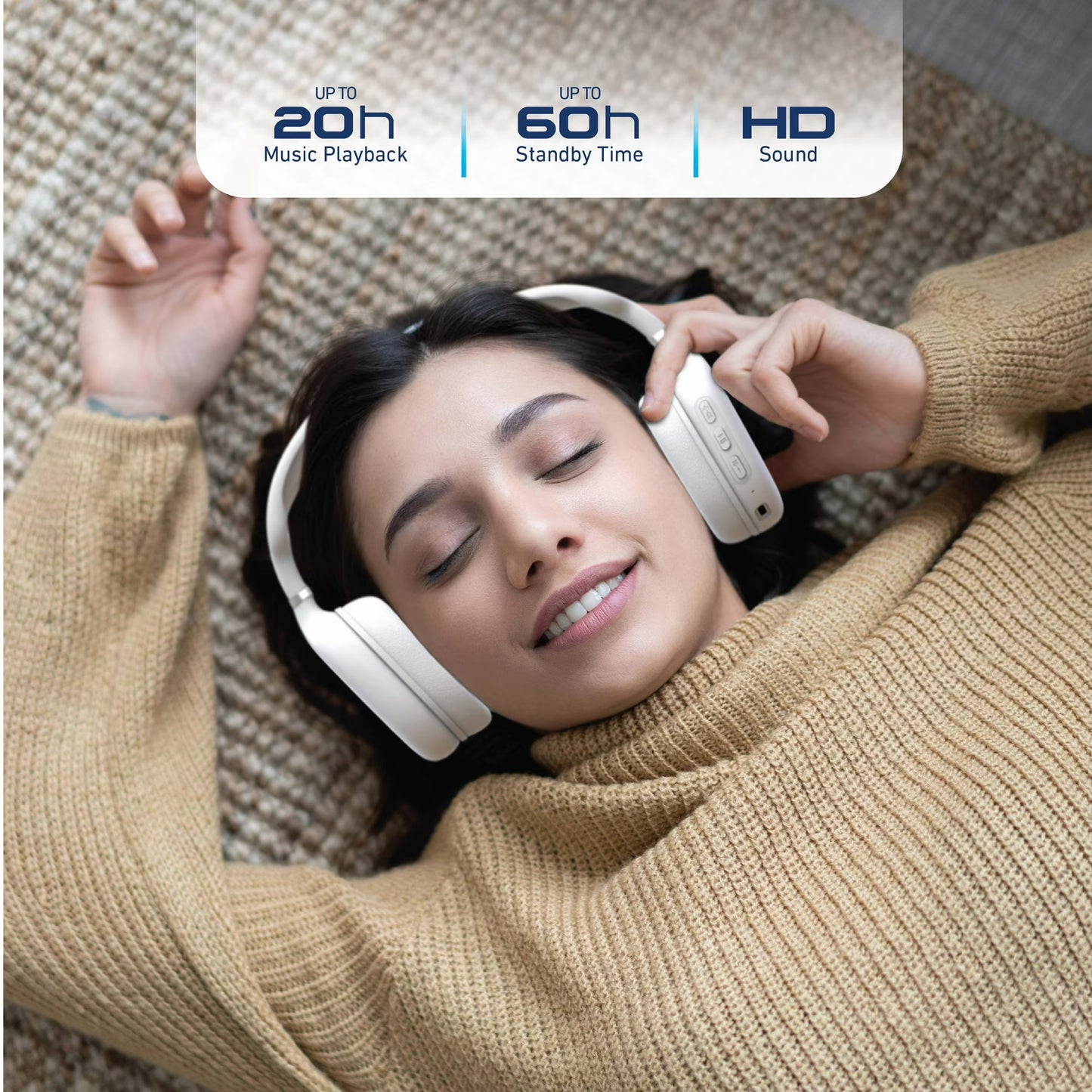SoundPlay Wireless Headphone Bluetooth 5.4 (Open Package)