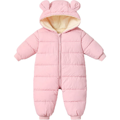 NWT Baby Girl Hooded Winter Snowsuit, 18–24 Months