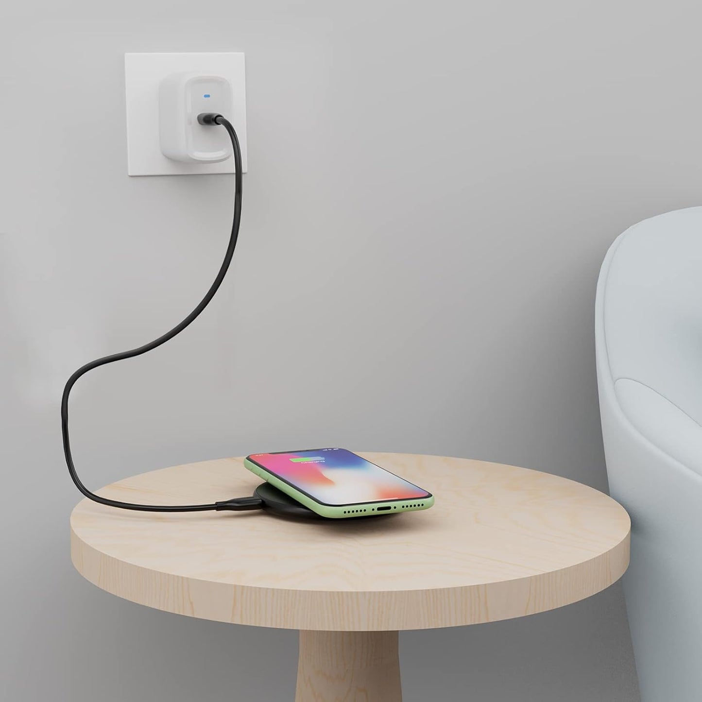USMan Wireless Charger Qi Standard - Black