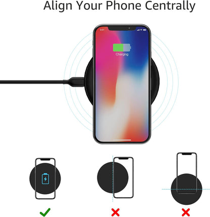 USMan Wireless Charger Qi Standard - Black