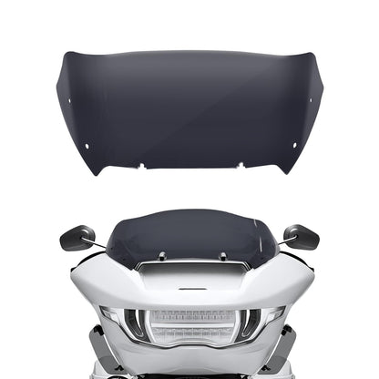 Totiancong Smoke 10" Wave Windshield Compatible for Harley CVO Road Glide
