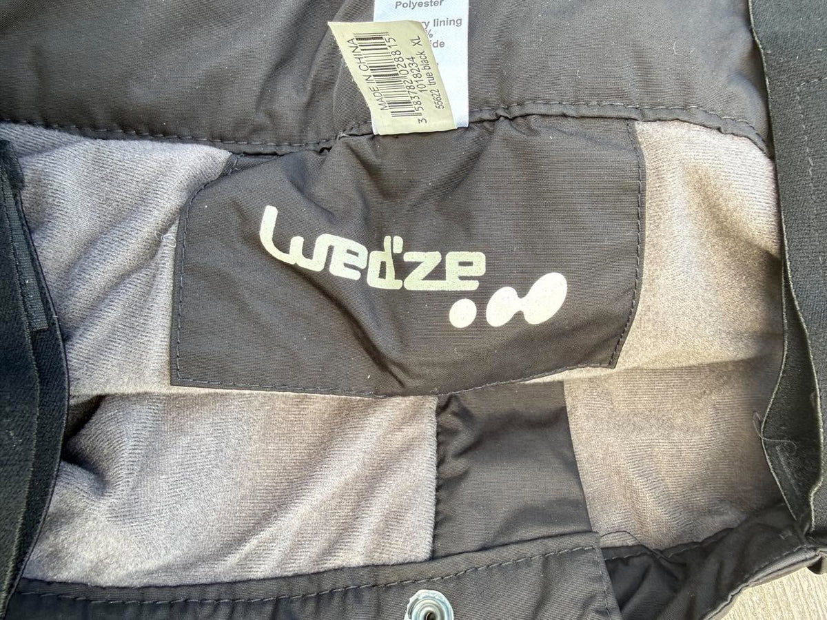 Wedze Men's Oxylane Pull N Fit Ski Pants – Black, Large (Preowned)