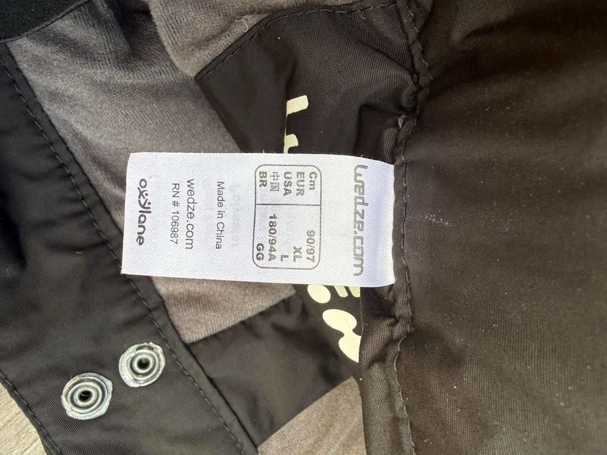 Wedze Men's Oxylane Pull N Fit Ski Pants – Black, Large (Preowned)