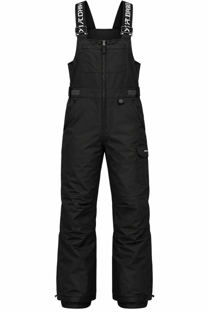 Avalanche Men's Insulated Bib Overalls - Black, XL