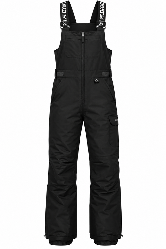 Avalanche Men's Insulated Bib Overalls - Black, XL