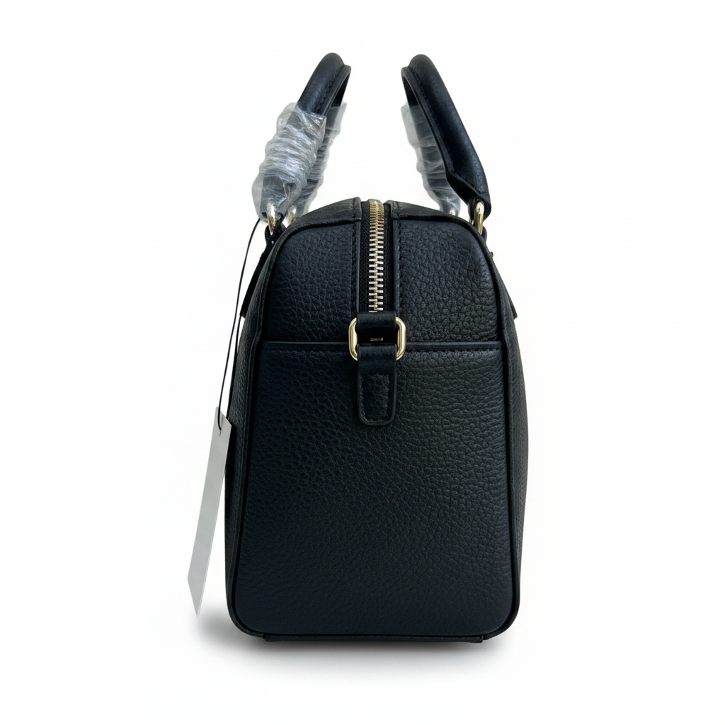 La Terre Boston Purse Black