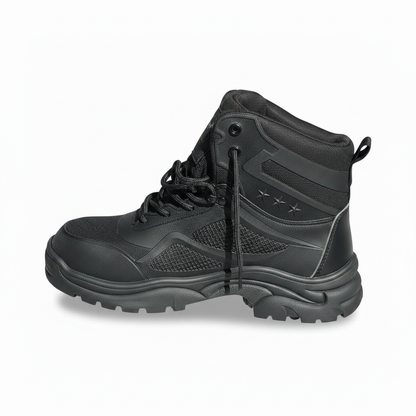 Men's AUVYI Steel Toe Work Boots Wide Toe Lightweight Breathable Size 9