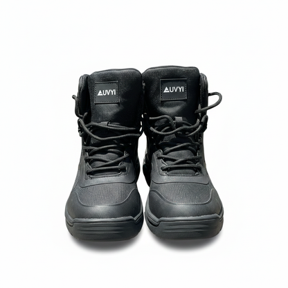 Men's AUVYI Steel Toe Work Boots Wide Toe Lightweight Breathable Size 9