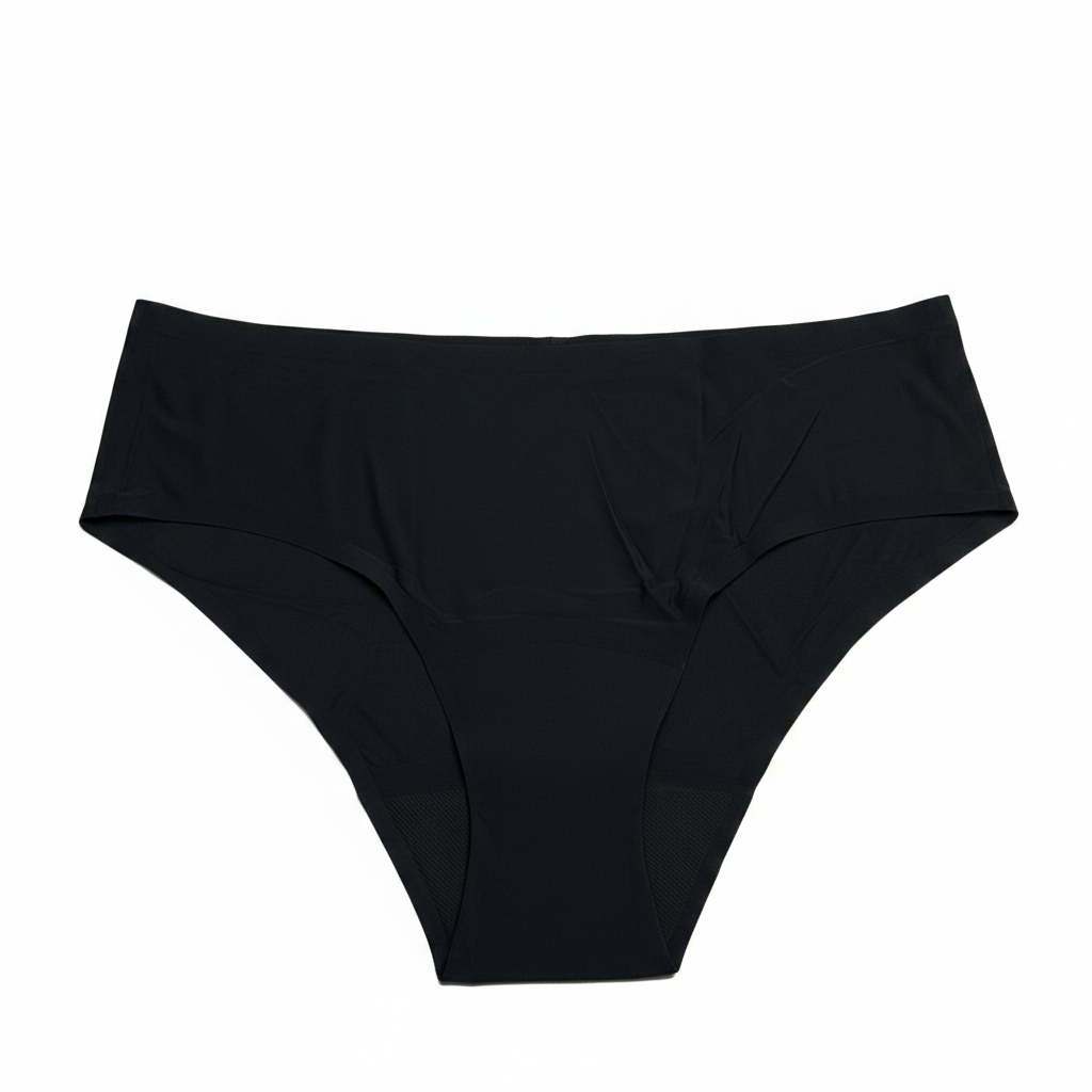 TIICHOO Period Underwear Heavy Flow Leakproof 4-Pack Black Size X-Large