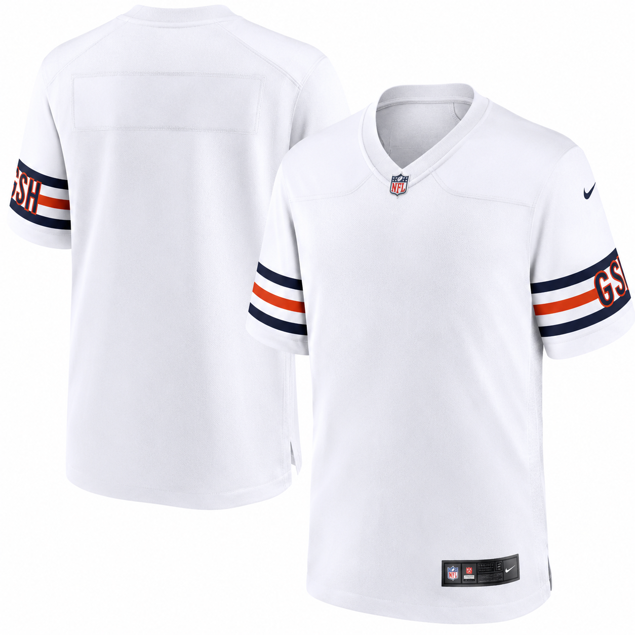 Chicago Bears Nike Game Jersey – White