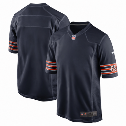 Chicago Bears Nike Customizable Game Jersey – Navy, Size Medium