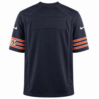 Chicago Bears Nike Customizable Game Jersey – Navy, Size Medium