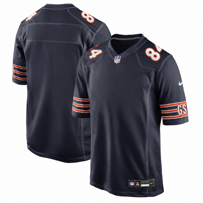 Chicago Bears Nike Customizable Game Jersey – Navy, Size Large