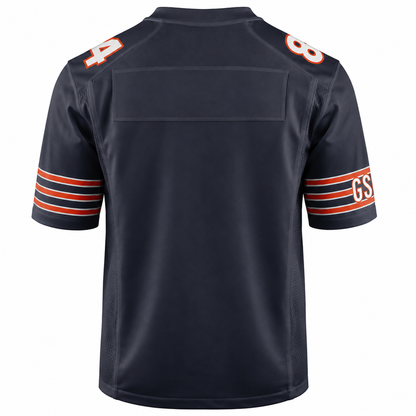 Chicago Bears Nike Customizable Game Jersey – Navy, Size Large