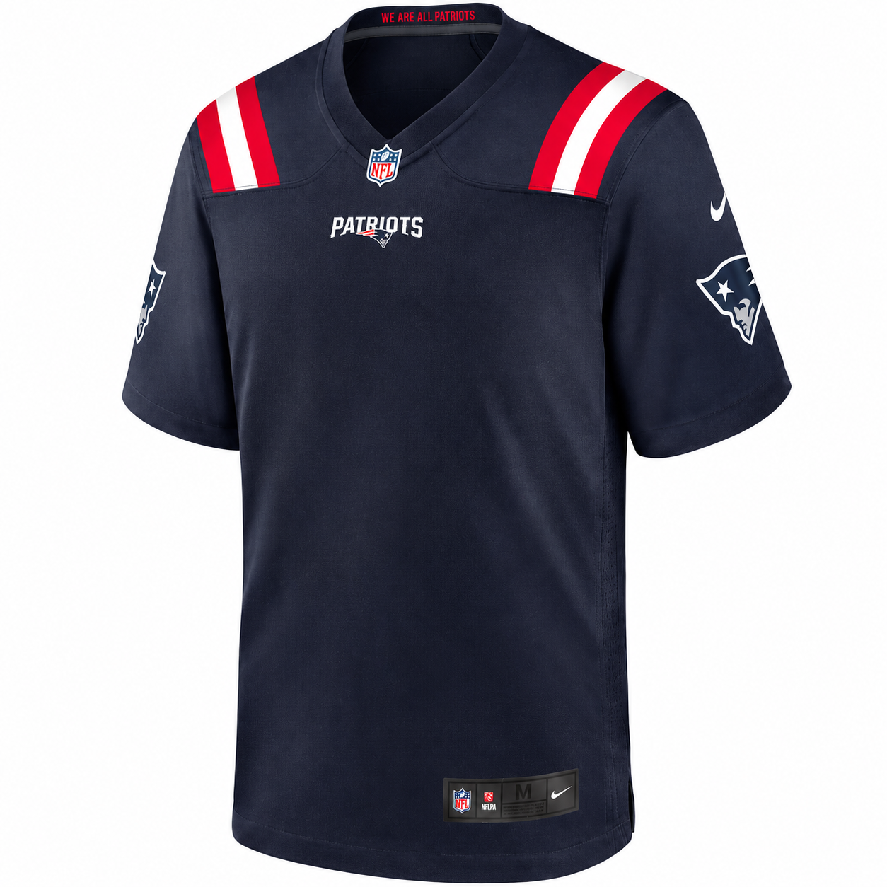 New England Patriots Nike Customizable Game Jersey – Navy