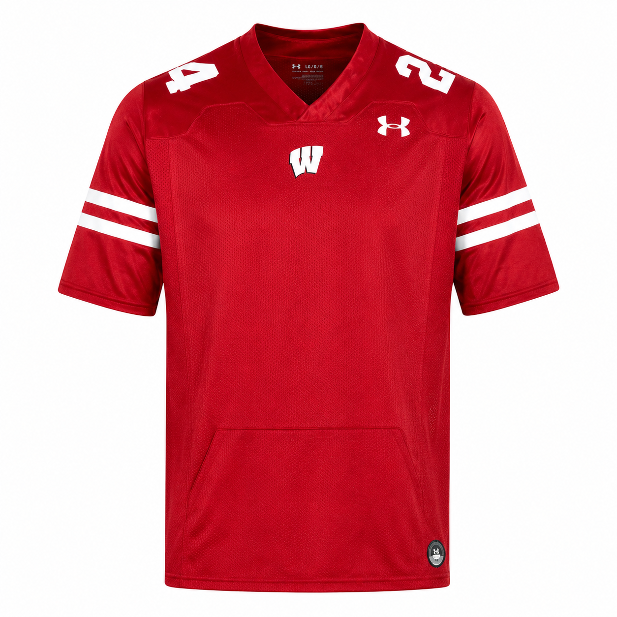 Men's Wisconsin Badgers Red Player Custom Jersey – Size Large