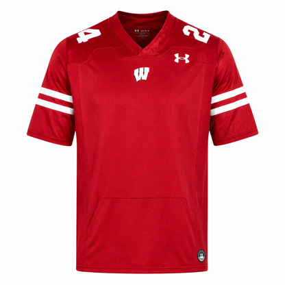 Men's Wisconsin Badgers Red Player Custom Jersey – Size Large