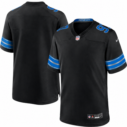 Detroit Lions Hutchinson #97 Black Jersey – Size XL
