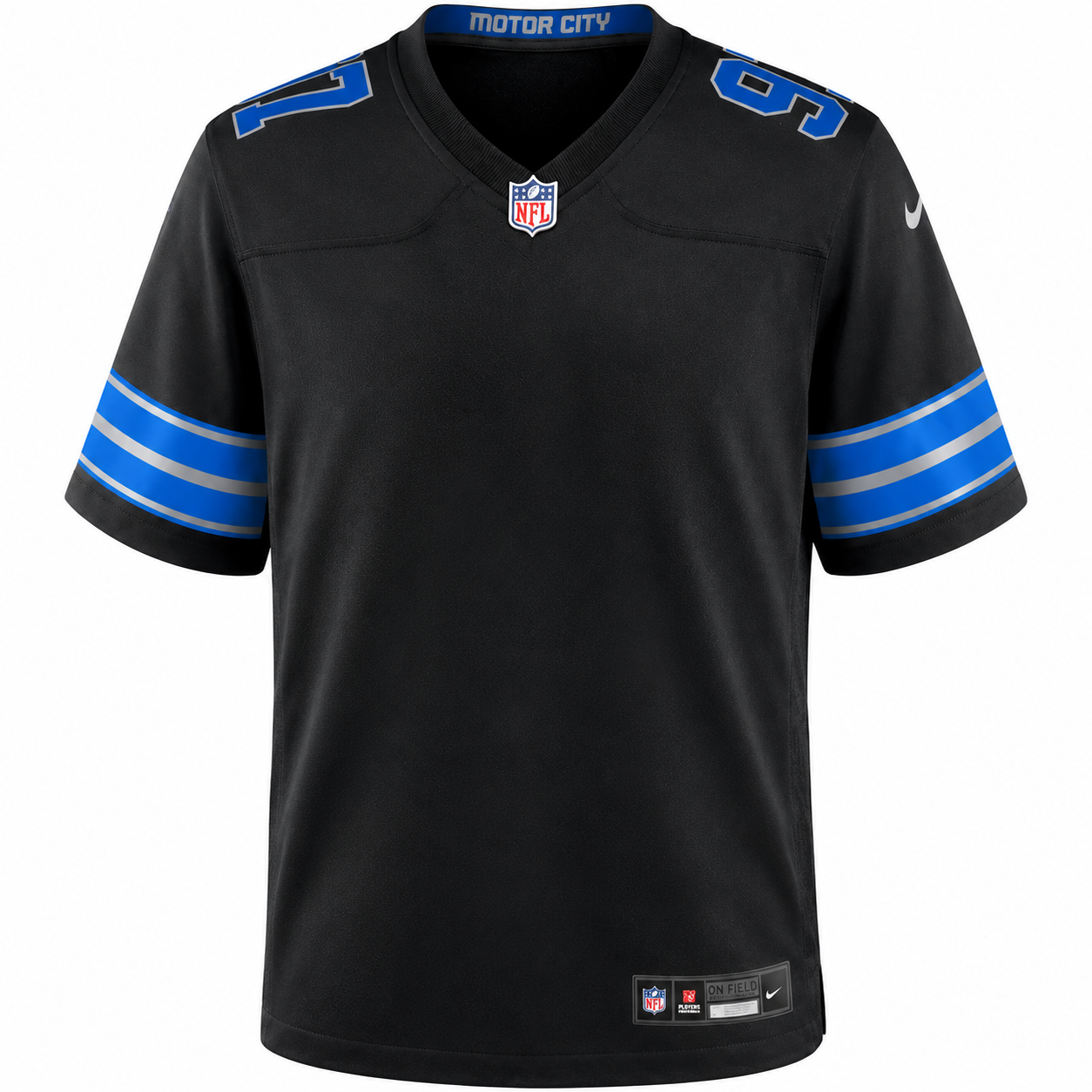Detroit Lions Hutchinson #97 Black Jersey – Size XL