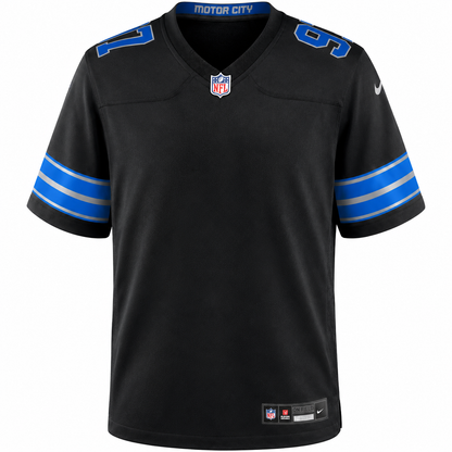 Detroit Lions Hutchinson #97 Black Jersey – Size XL