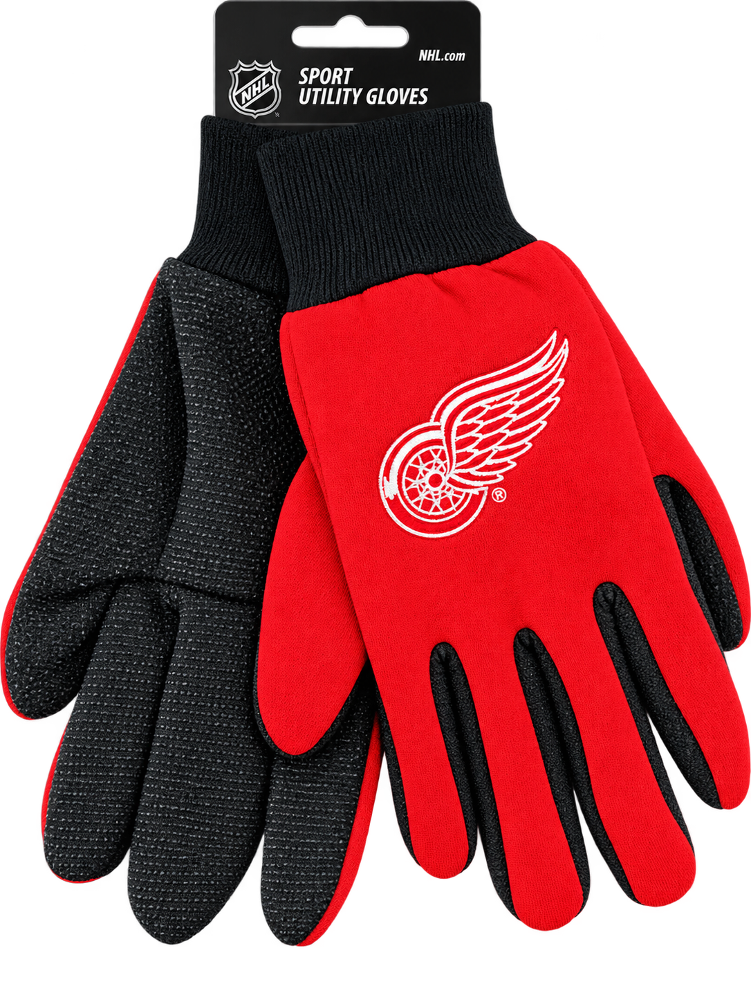 Detroit Red Wings NHL Officially Licensed Utility Gloves - One Size