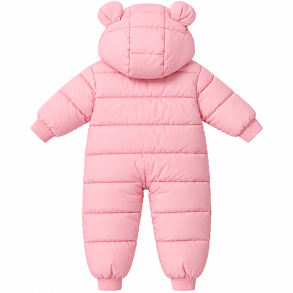 NWT Baby Girl Hooded Winter Snowsuit, 18–24 Months