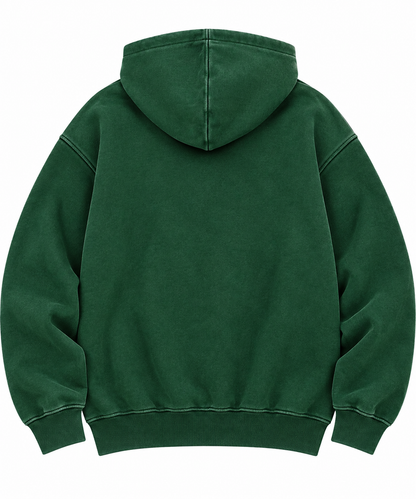 NWOT Men's Acid Wash Oversized Heavyweight Hoodie, Size Large