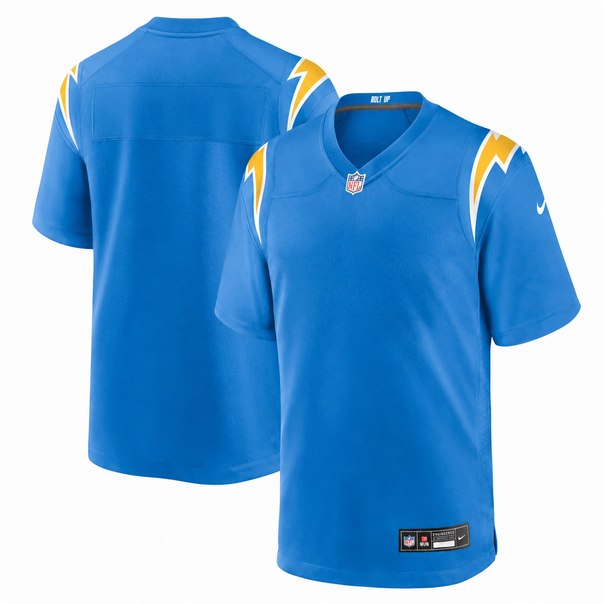 Los Angeles Chargers Nike Customizable Game Jersey – Powder Blue