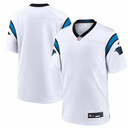 Carolina Panthers Nike Customizable Game Jersey – White