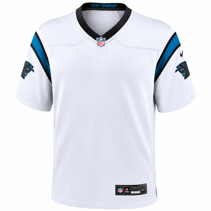 Carolina Panthers Nike Customizable Game Jersey – White