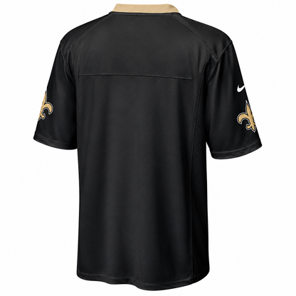 New Orleans Saints Nike Customizable Game Jersey – Black