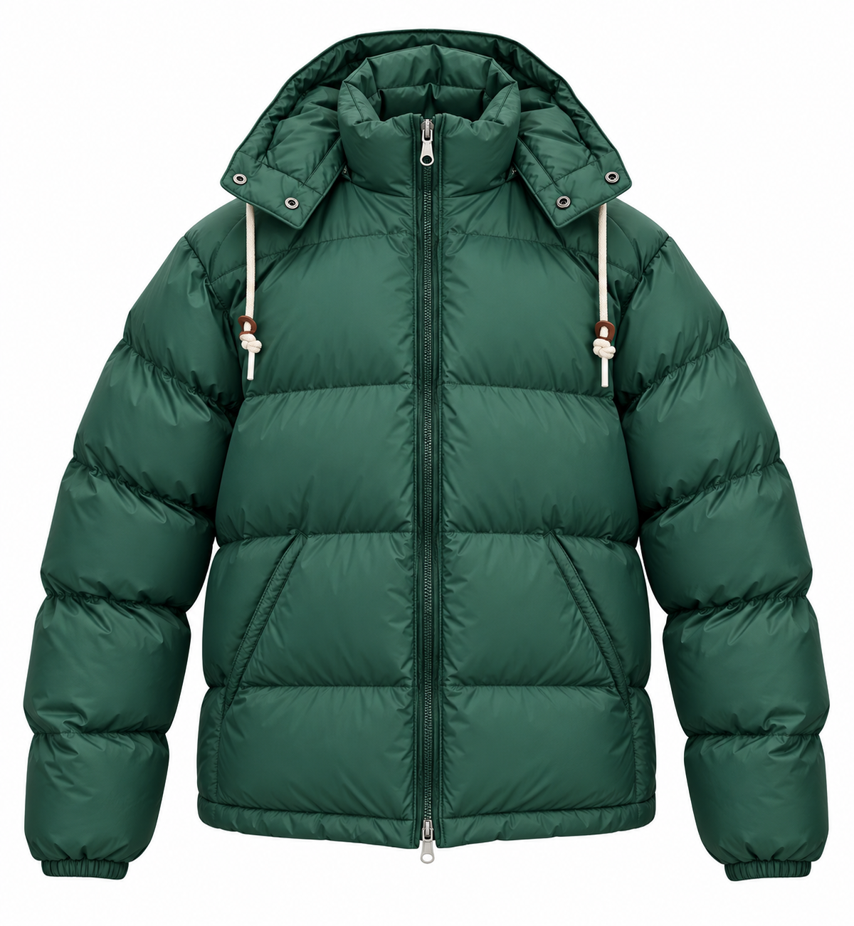 NWT Alpine Design Men's 1962 Retro Puffer Jacket Space Blue Removable Hood