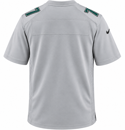Philadelphia Eagles Super Bowl LVII Patch Atmosphere Nike Customizable Game Jersey – Grey