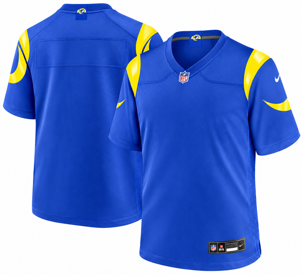 Los Angeles Rams Customizable Game Jersey – Blue
