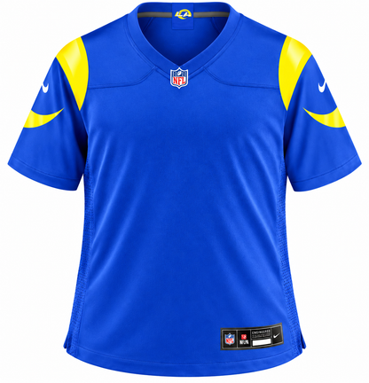 Los Angeles Rams Customizable Game Jersey – Blue