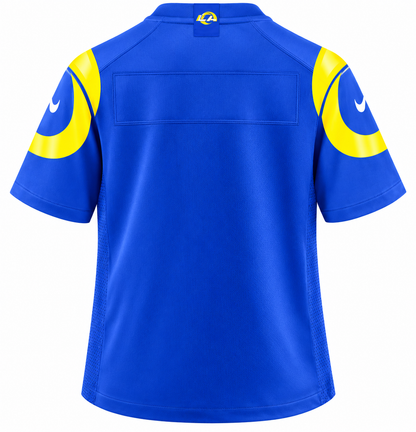 Los Angeles Rams Customizable Game Jersey – Blue