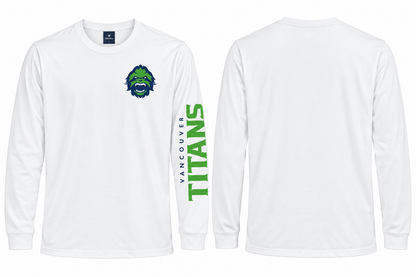 Vancouver Titans Overwatch League Long Sleeve Jersey – White