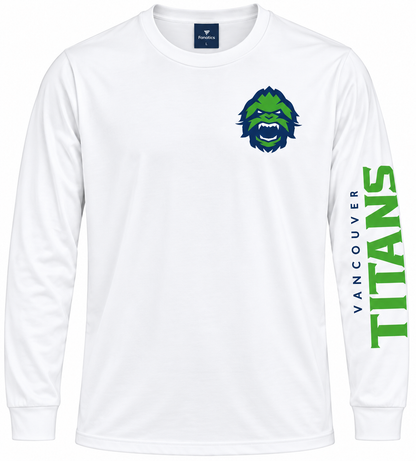 Vancouver Titans Overwatch League Long Sleeve Jersey – White