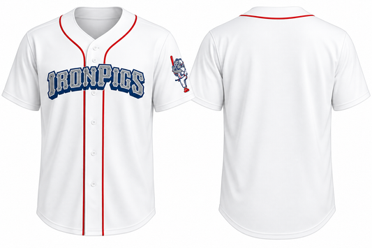 2026 Lehigh Valley IronPigs Baseball Jersey – White