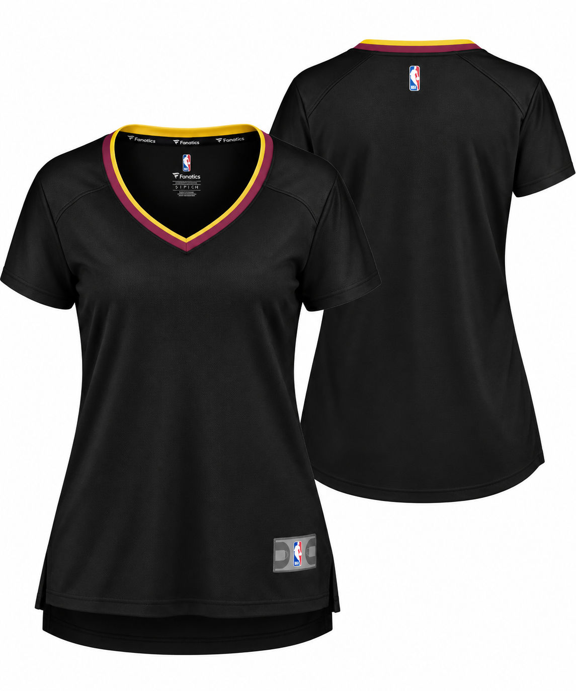 Cleveland Cavaliers Women's Fast Back Customizable Jersey – Black