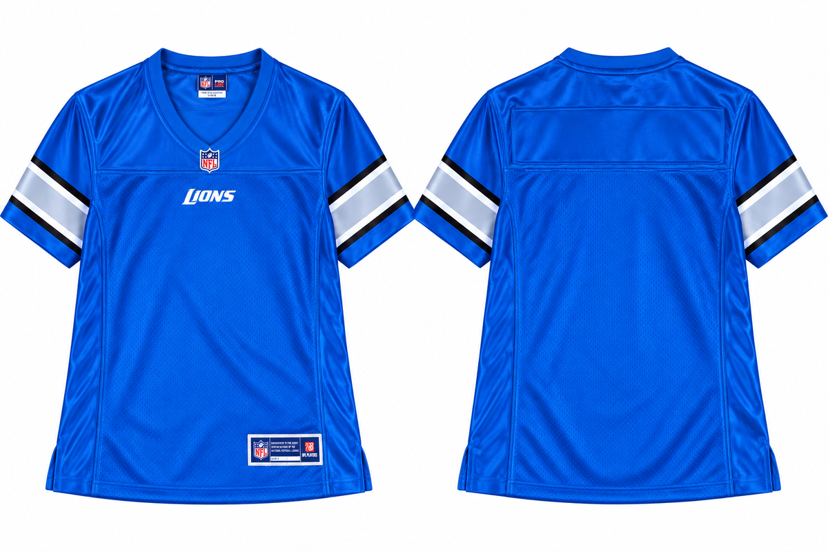 Fanatics Detroit Lions Women's Customizable Jersey – Light Blue